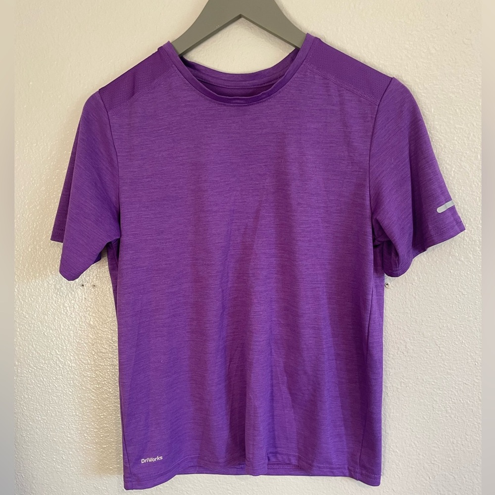 Athletic Works Vibrant Purple Kids Athletic Top